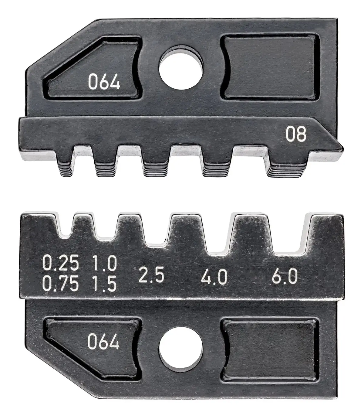 Knipex Die Set For Crimp System Pliers Insulated And Non Insulated Wire Ferrules 0.25-6Mm² 97 49 08 1