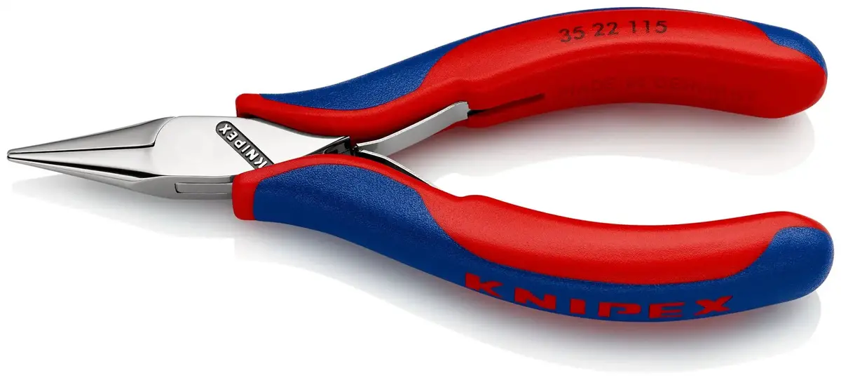 Knipex Electronics Pliers With Box Joint 115Mm Multi Component Grips 35 22 115 1