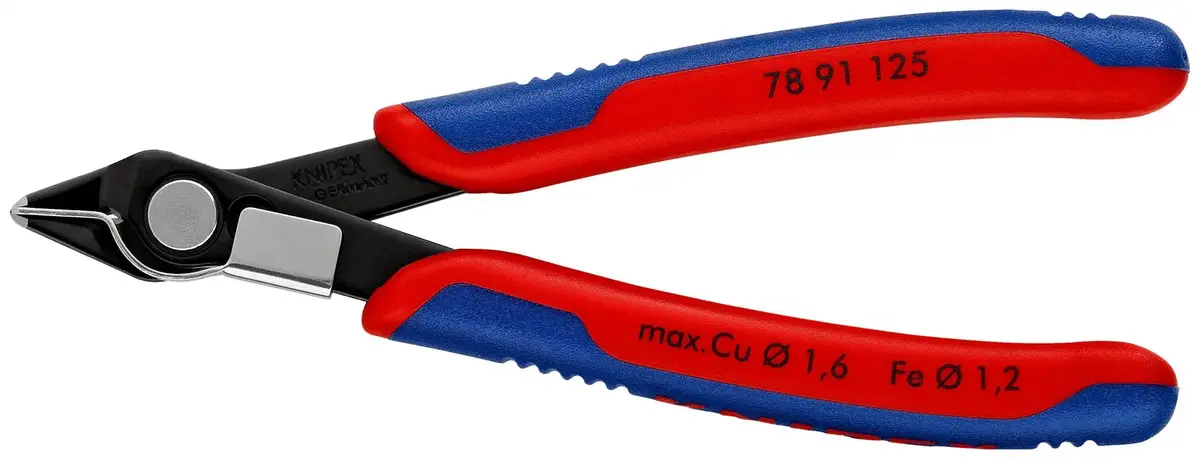 Knipex Electronics Super Knips Precision Cutting Pliers 125Mm Multi Component Grips 78 91 125 1