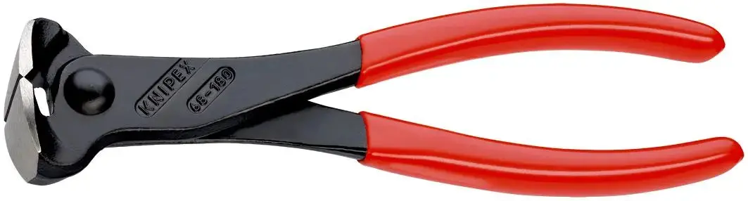 Knipex End Cutting Pliers Nipper 180Mm Plastic Coated 68 01 180 Sb 1