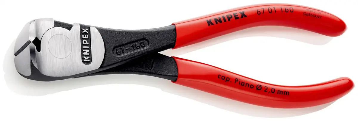 Knipex End Cutting Pliers Nipper High Leverage 160Mm Plastic Coated 67 01 160 1