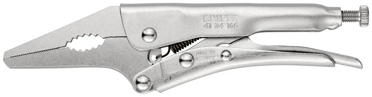 Knipex Grip Locking Pliers Mole Grips 165Mm Galvanised 41 34 165 1