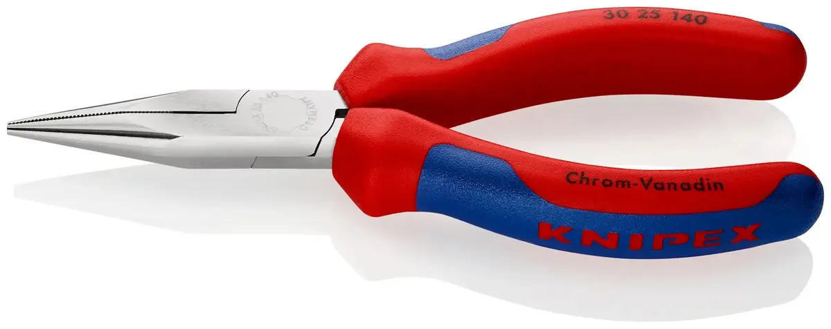 Knipex Long Nose Pliers 140Mm Multi Component Grips 30 25 140 1
