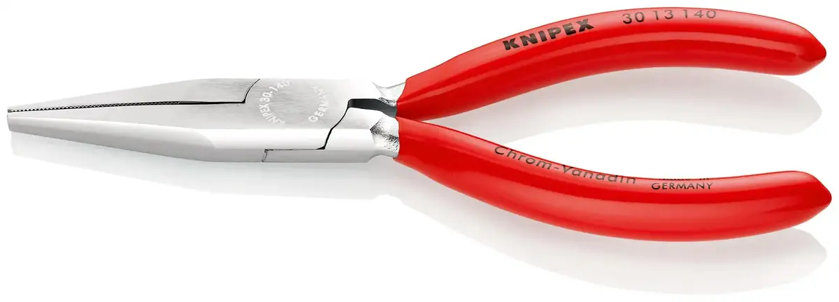 Knipex Long Nose Pliers Heavy Duty Wear Resisting 140Mm Chrome Plastic Coated 30 13 140 1