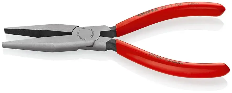 Knipex Long Nose Pliers Heavy Duty Wear Resisting 160Mm Plastic Coated 30 11 160 2