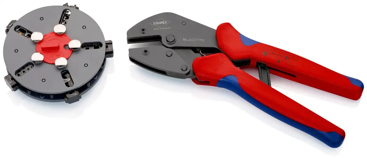 Knipex Multicrimp 250Mm Lever Action Crimping Pliers With Changer Magazine 97 33 02 1