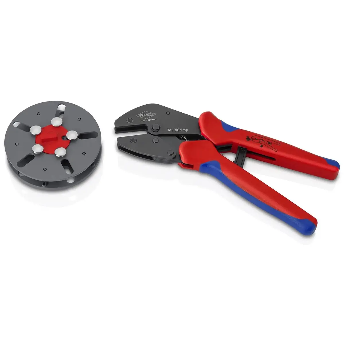 Knipex Multicrimp Crimping Pliers With Empty Changer Magazine 97 33 Le 1