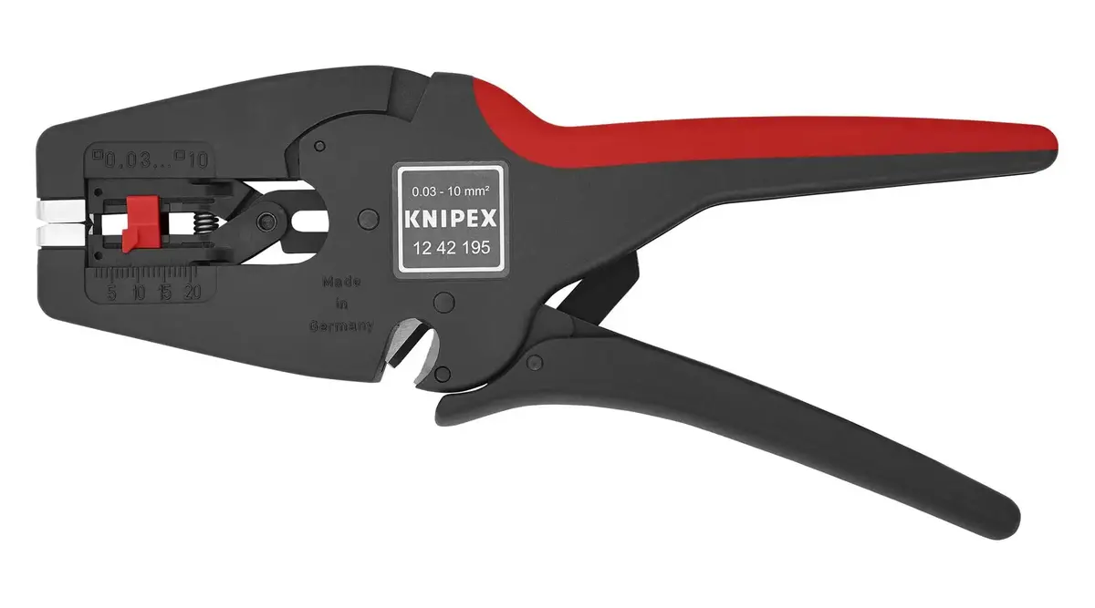 Knipex Multistrip 10 Automatic Insulation Stripper 195Mm Wire Stripping Pliers 12 42 195 Sb 1