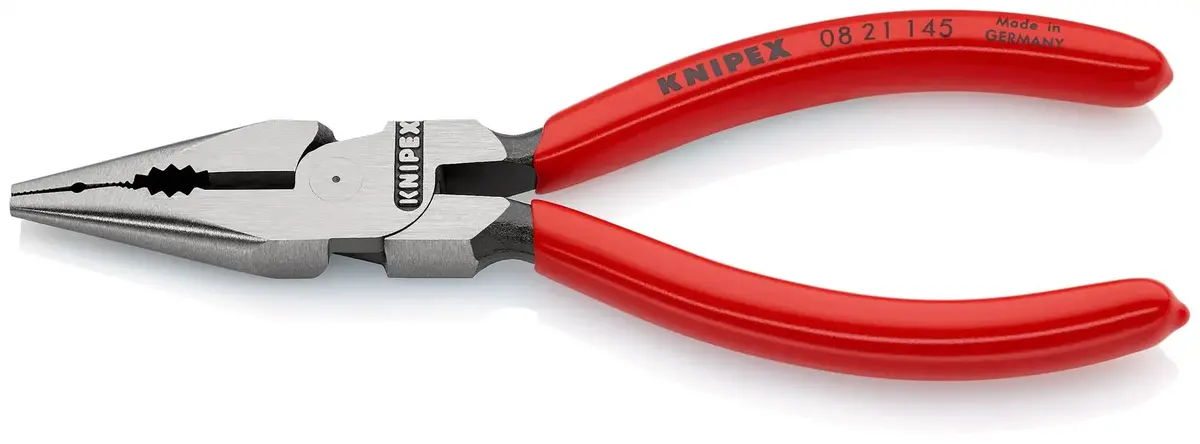 Knipex Needle Nose Combination Pliers 145Mm Plastic Coated 08 21 145 1