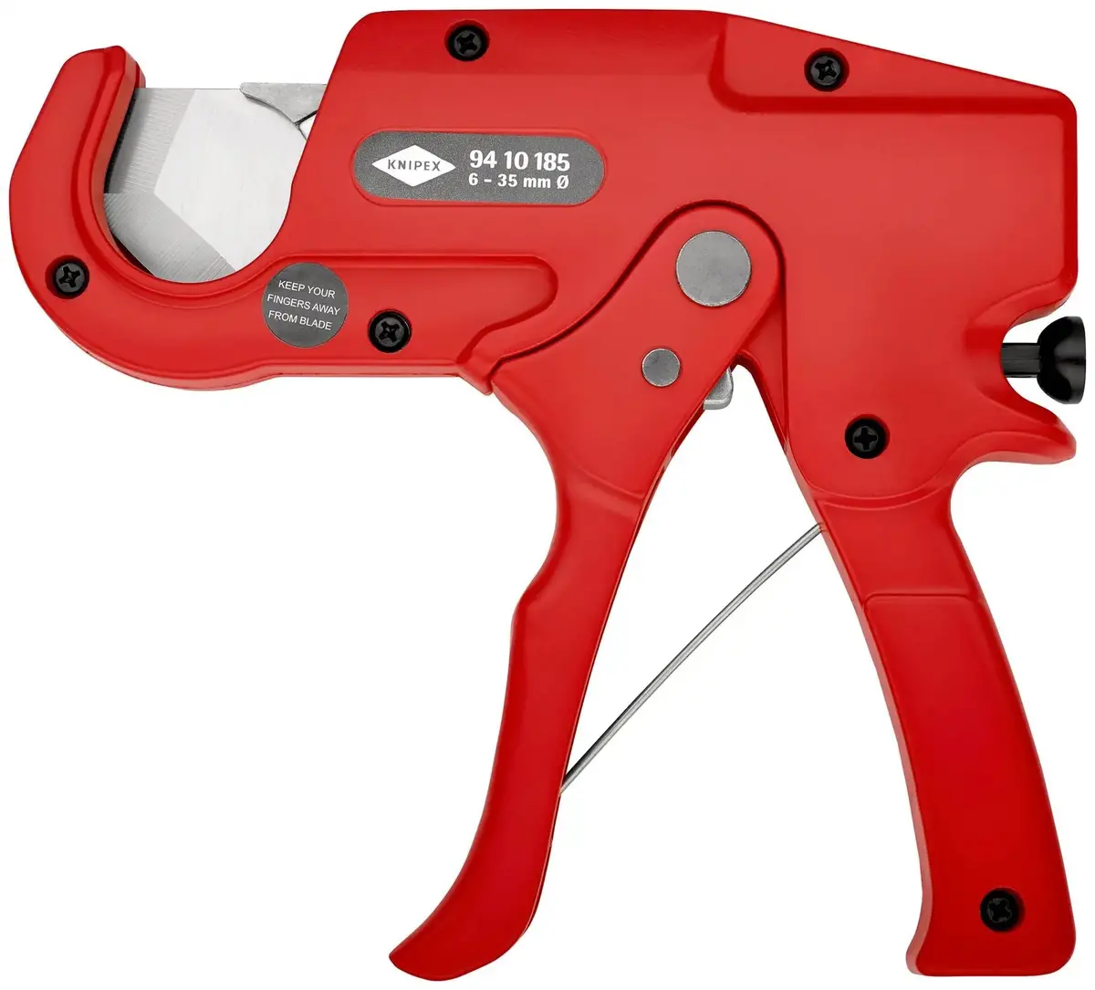 Knipex Pipe Cutter For Plastic Conduit Pipes Electrical Installation Work 185Mm 6-35Mm Capacity 94 10 185 1