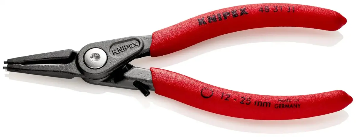 Knipex Precision Circlip Pliers For Internal Circlips In Bore Holes With Overexpansion Guard 140Mm 48 31 J1 1