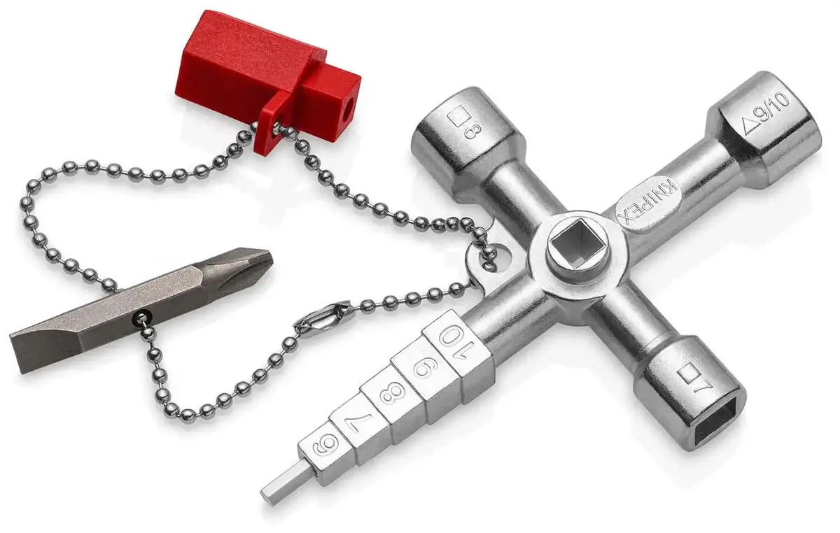 Knipex Profi Key For All Standard Shut Off Systems 00 11 04 1