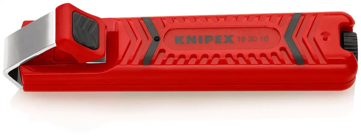 Knipex Round Cable Stripping Tool With Scalpel Blade 130Mm For 4-16Mm Diameter 16 20 16 Sb 1
