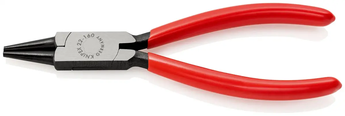 Knipex Round Nose Pliers 160Mm Plastic Coated 22 01 160 Sb 1