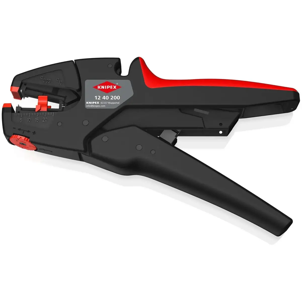 Knipex Self Adjusting Insulation Stripper 200Mm Stripping Pliers 12 40 200 1
