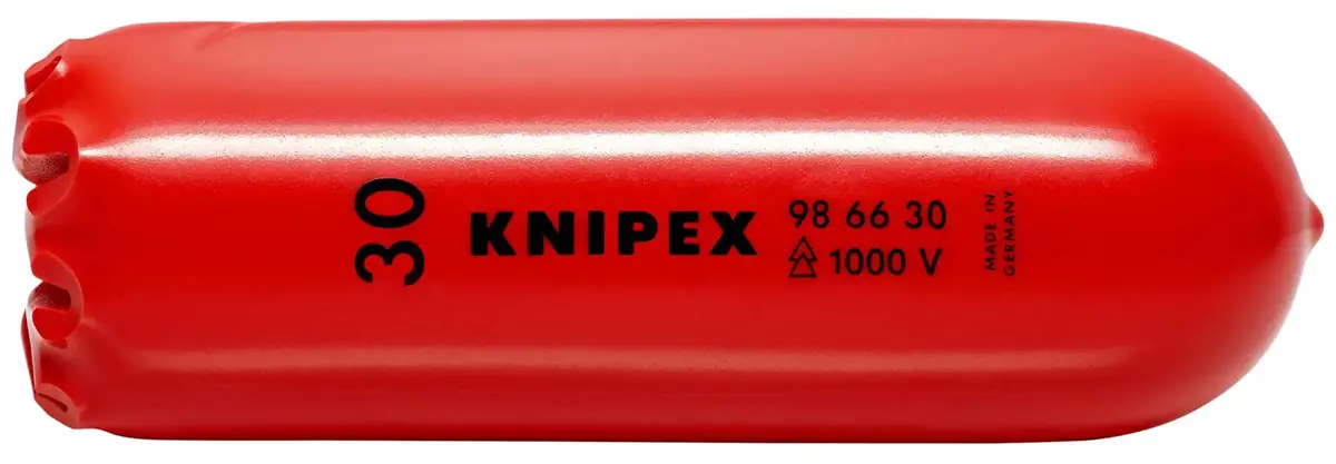 Knipex Self Clamping Slip On Cap 110Mm To Cover Bare Live Cable Ends Insulated 1000V 98 66 30 1