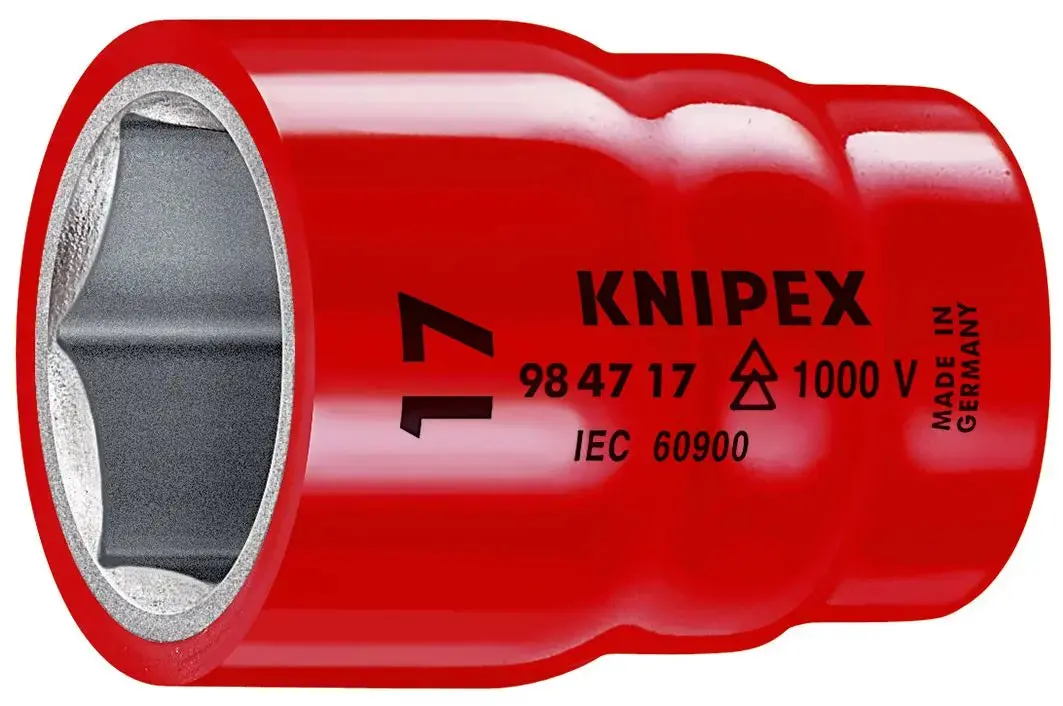 Knipex Socket Vde Insulated 13Mm 1/2" Drive 6 Point 98 47 13 1