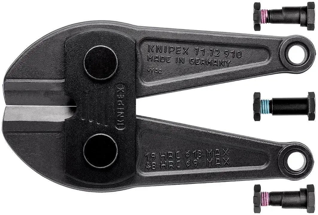 Knipex Spare Cutter Head For 71 72 910 Bolt Cutter Complete With Screws 71 79 910 1