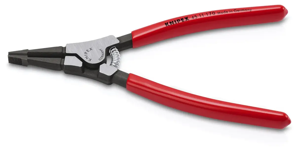 Knipex Special Retaining Ring Pliers 170Mm For Retaining Rings On Shafts Circlip Plier Plastic Coated Handles 3.6Mm 45 11 170 1