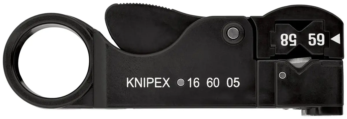 Knipex Stripping Tool For Coax Cable 105Mm 16 60 05 Sb 1