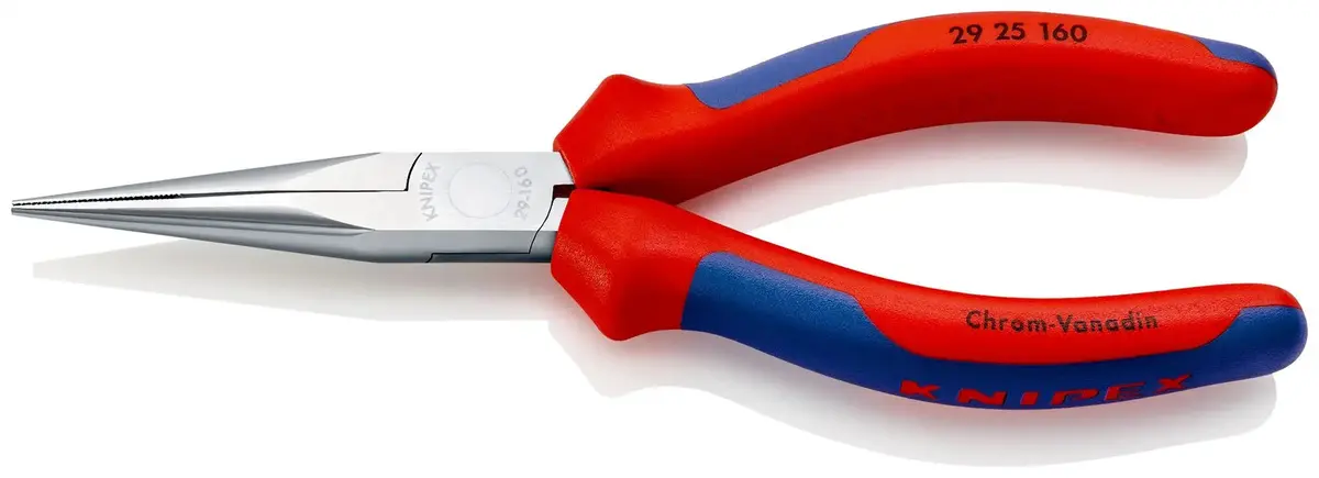 Knipex Telephone Pliers Extra Slim Fine Tips 160Mm Multi Component Grips 29 25 160 1