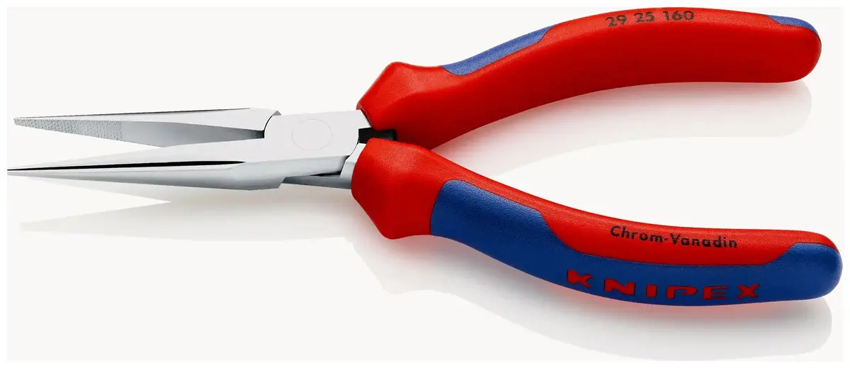 Knipex Telephone Pliers Extra Slim Fine Tips 160Mm Multi Component Grips 29 25 160 2