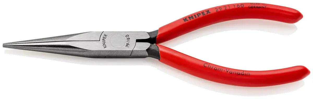 Knipex Telephone Pliers Extra Slim Fine Tips 160Mm Plastic Coated 29 21 160 1