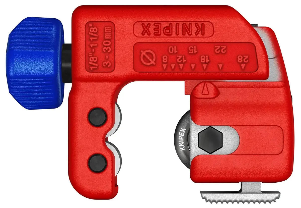Knipex Tubix S Pipe Cutter 3-30Mm Capacity Quicklock Mechanism 90 31 01 1
