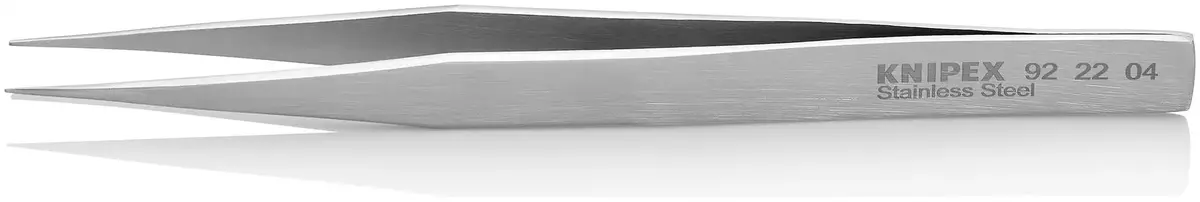 Knipex Universal Tweezers 128Mm Pointed Tip Stainless Steel 92 22 04 1