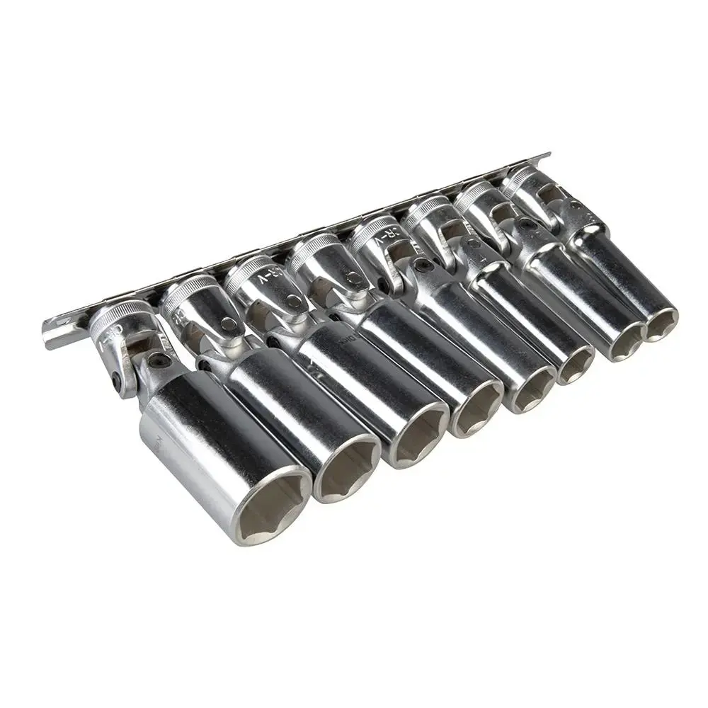 King Dick 1/2" Sd Deep Universal Sockets Set Metric 8Pce 13 - 24Mm Hdsmu1324s 1