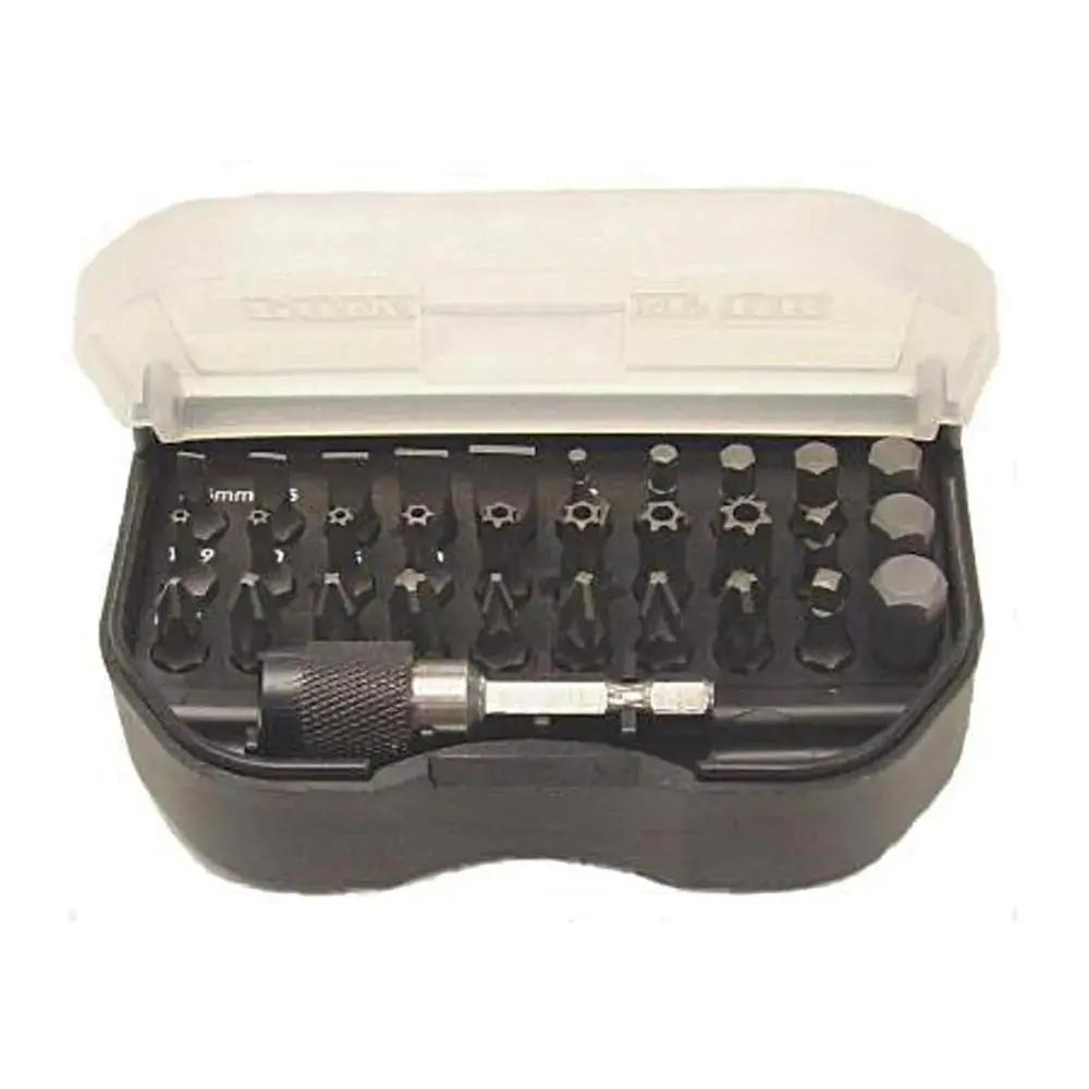 King Dick Hex Bits Set 31Pce 1/4" Pwbs31 1