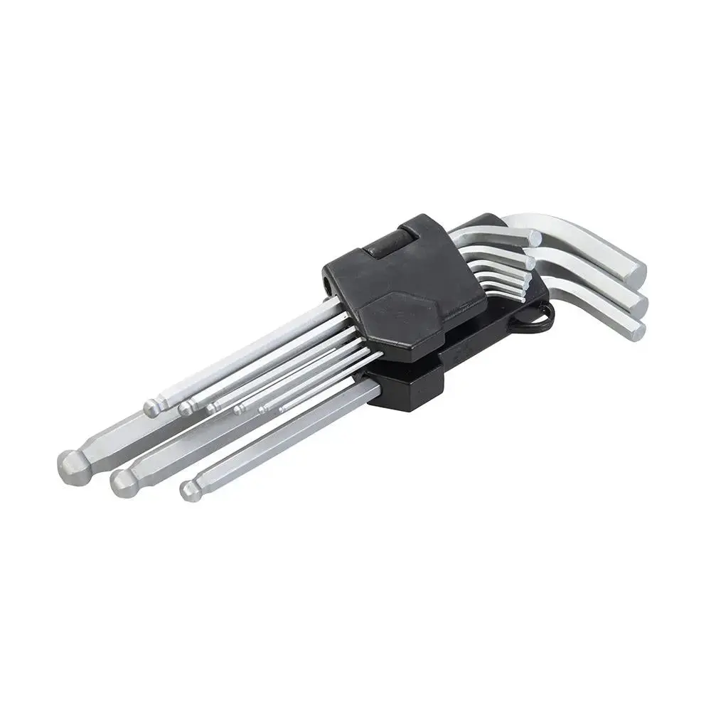 King Dick Hex Key Long Ball End Set Af 9Pce 1/16" - 3/8" Hwab207 1