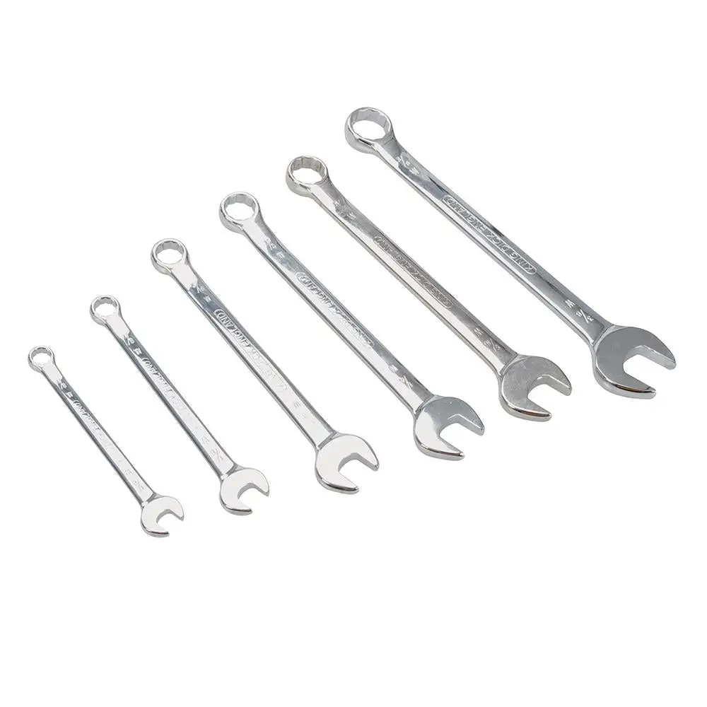 King Dick Open-Ended Spanner Set Whitworth 6Pce 1/8" - 7/8" Tk06w 1