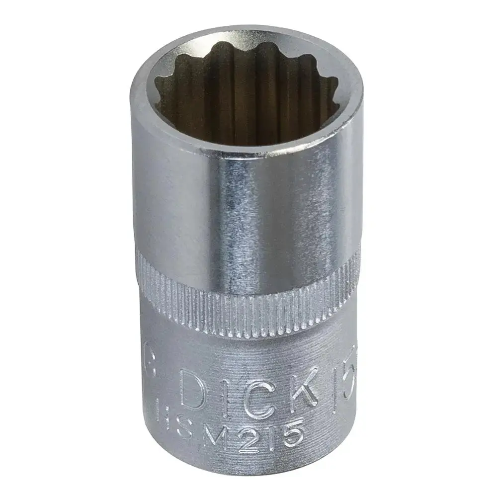 King Dick Socket Sd 1/2" Metric 12Pt 15Mm Hsm215 1