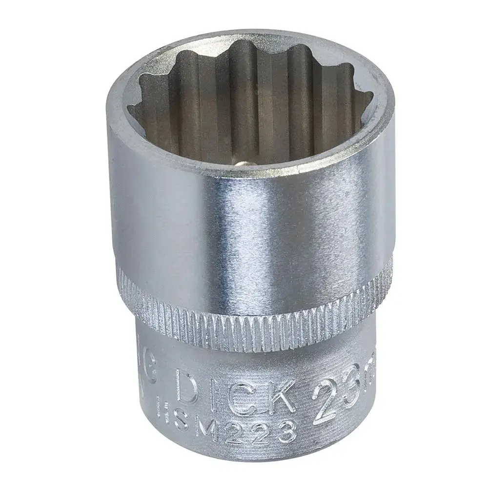 King Dick Socket Sd 1/2" Metric 12Pt 23Mm Hsm223 1