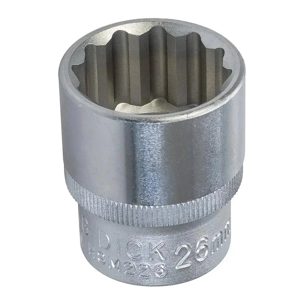 King Dick Socket Sd 1/2" Metric 12Pt 26Mm Hsm226 1