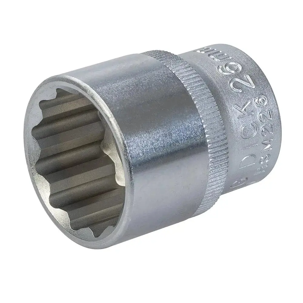 King Dick Socket Sd 1/2" Metric 12Pt 26Mm Hsm226 2