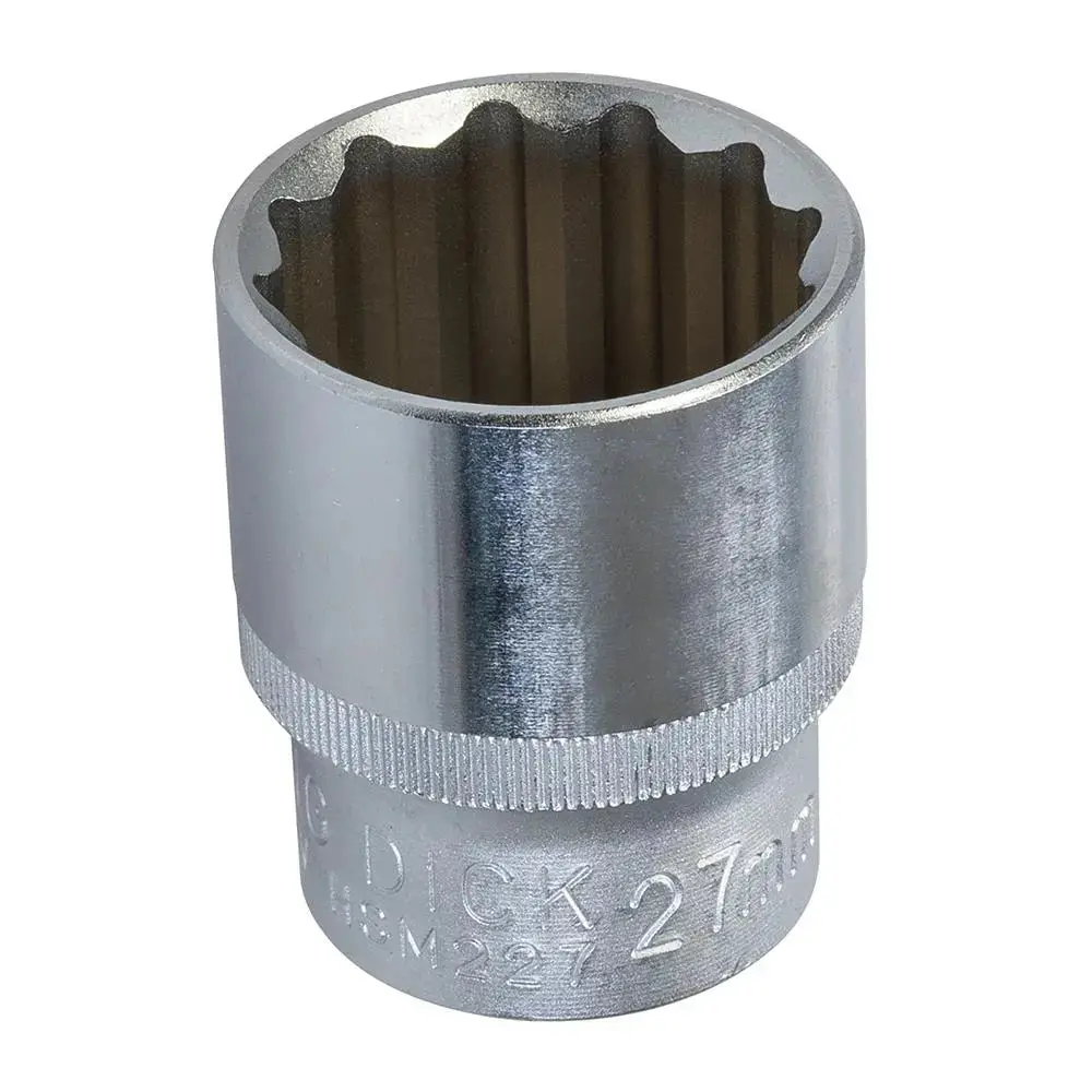 King Dick Socket Sd 1/2" Metric 12Pt 27Mm Hsm227 1