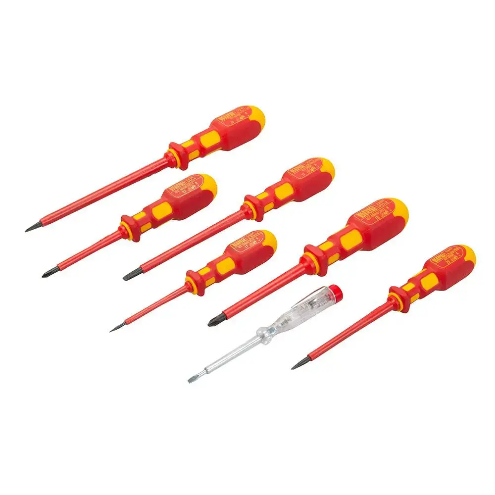 King Dick Vde Screwdriver Set 7Pce Ph & Slotted 25604 2