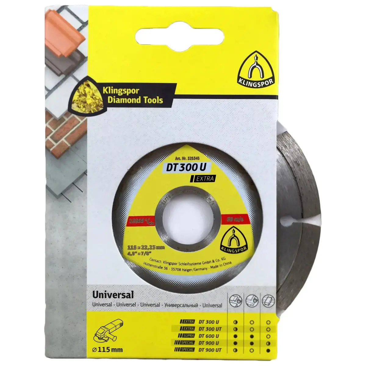 Klingspor Dt300u Extra Diamond Cutting Blades For Angle Grinder 1