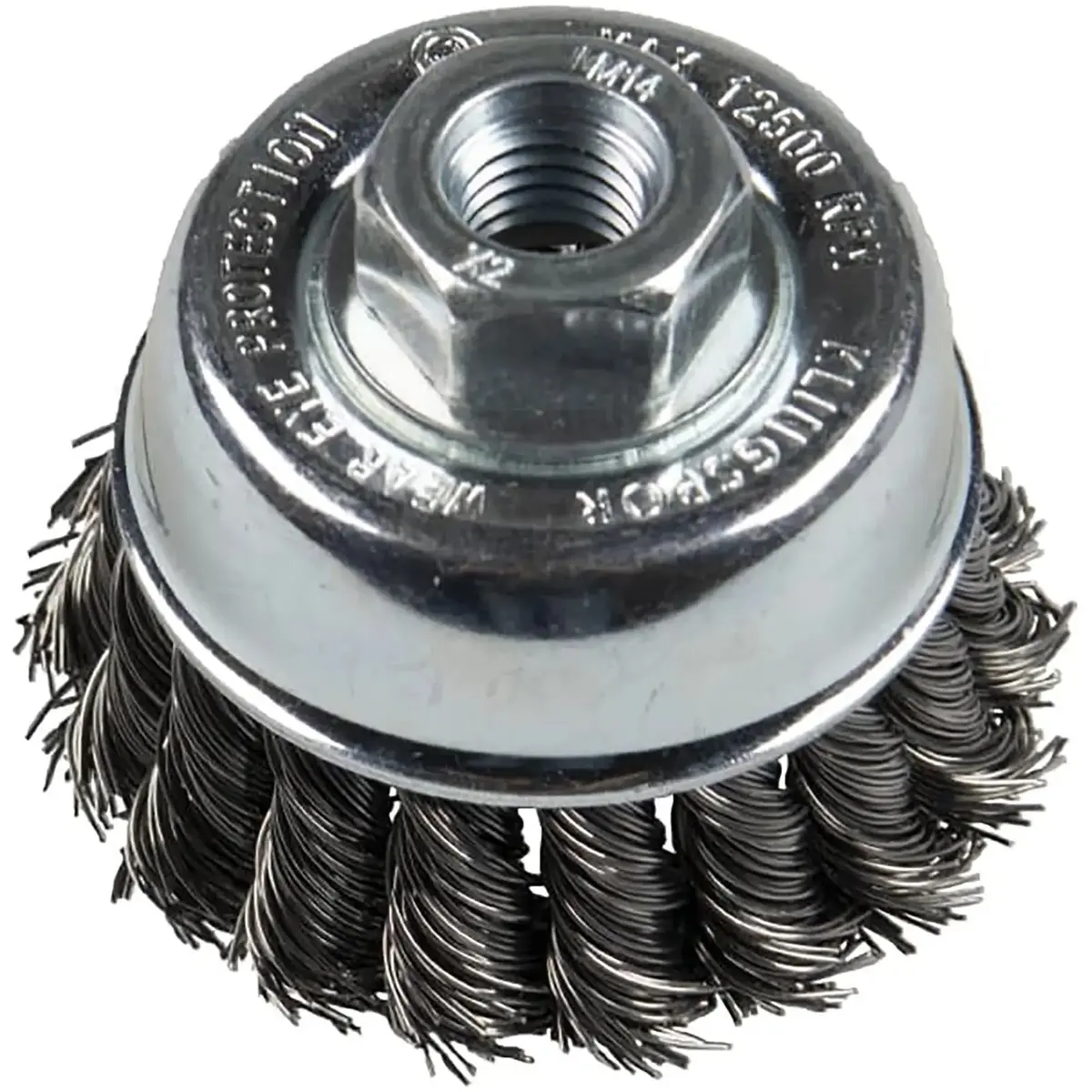 Klingspor Twist Knot Cup Brush Wire Wheel 65Mm 80Mm 100Mm M14 0.5Mm Wire Steel Bt600z 2
