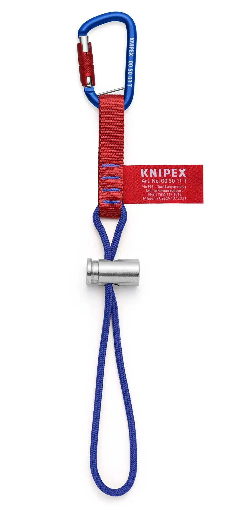 Knipex Adapter Straps With Fixated Carabiner For Tethered Tool Range 00 50 13 T Bk 1