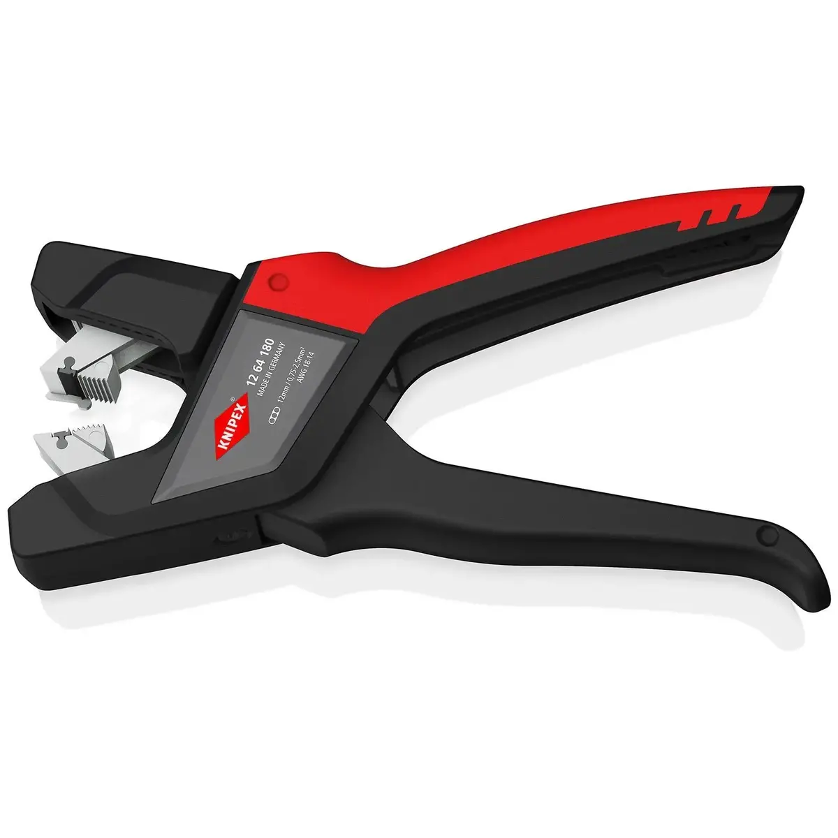 Knipex Automatic Insulation Wire Stripper For Flat Cable 180Mm Self Adjusting 12 64 180 1