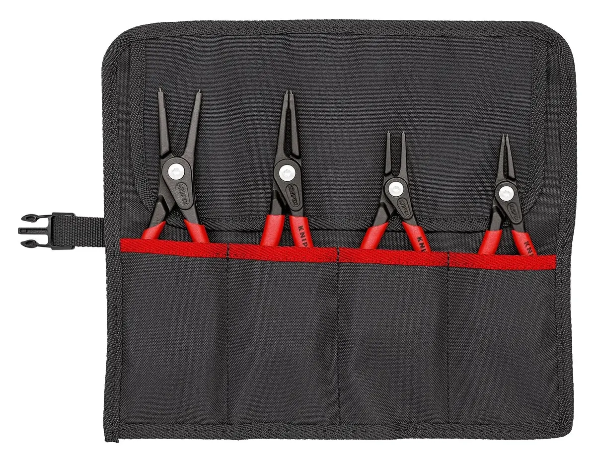 Knipex Circlip Pliers Set In Tool Roll 4 Piece Internal External Plier 00 19 57 1