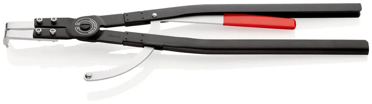 Knipex Circlip Pliers For Internal Circlips In Bore Holes 90 Degree Angled Tips 600Mm 44 20 J61 1