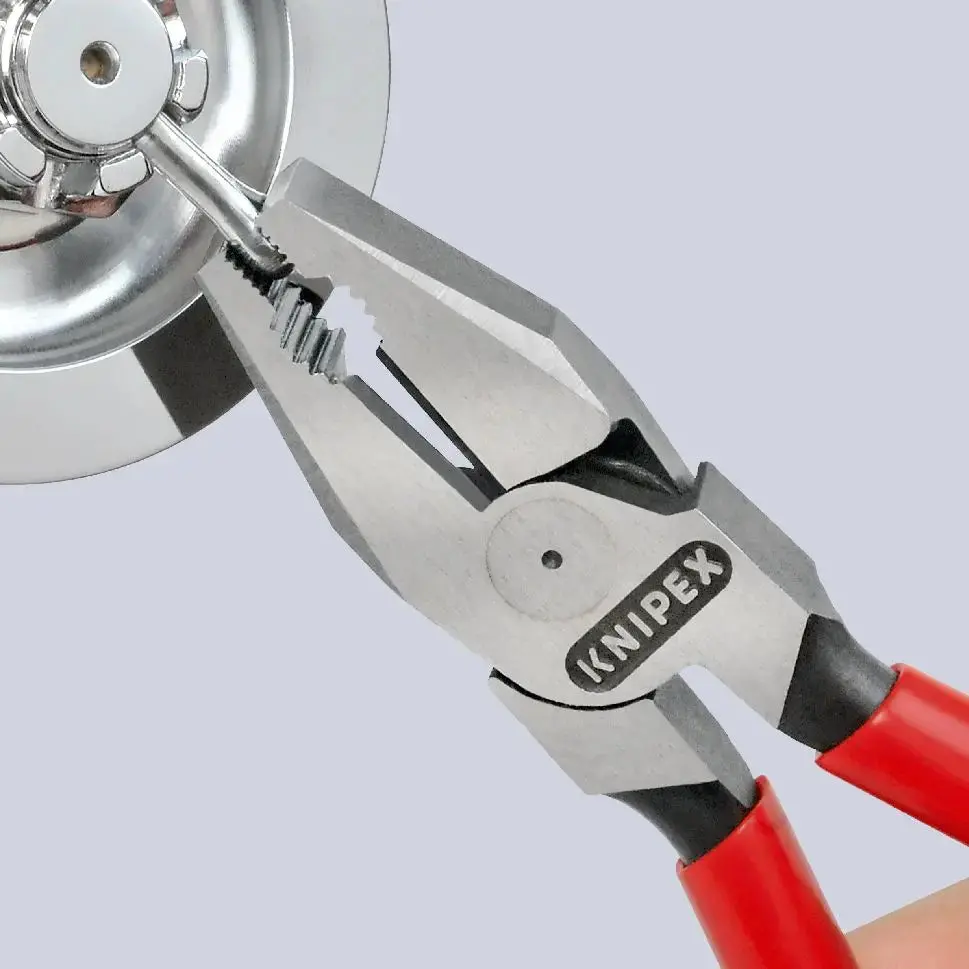 Knipex Combination Pliers High Leverage 225Mm Multi Component Grips 02 02 225 1