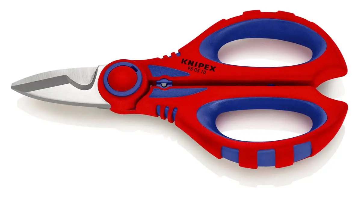 Knipex Electricians Shears 160Mm Multi Component Grips 95 05 10 Sb 1