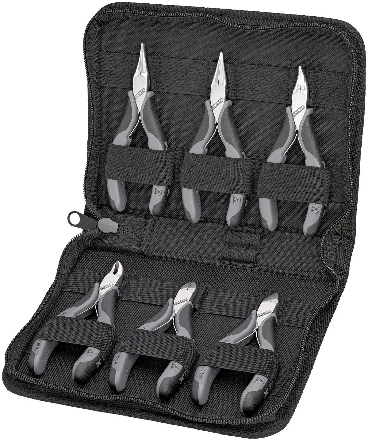 Knipex Electronics Pliers Set Esd In Case 6 Pieces For Precision Work 00 20 17 1