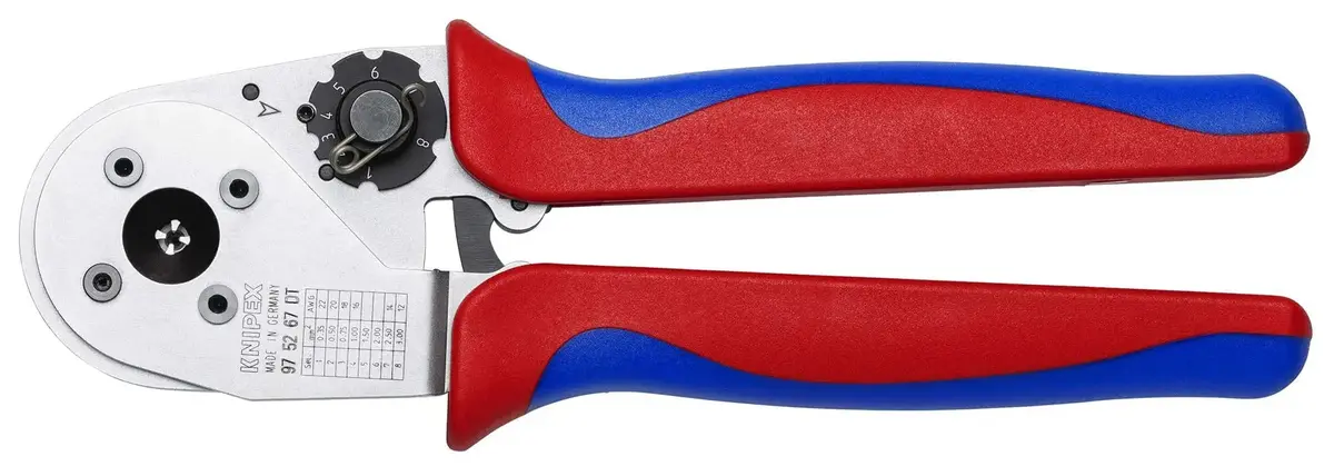 Knipex Four Mandrel Crimping Pliers For Dt Contacts Multi Component Grips 97 52 67 Dt 1