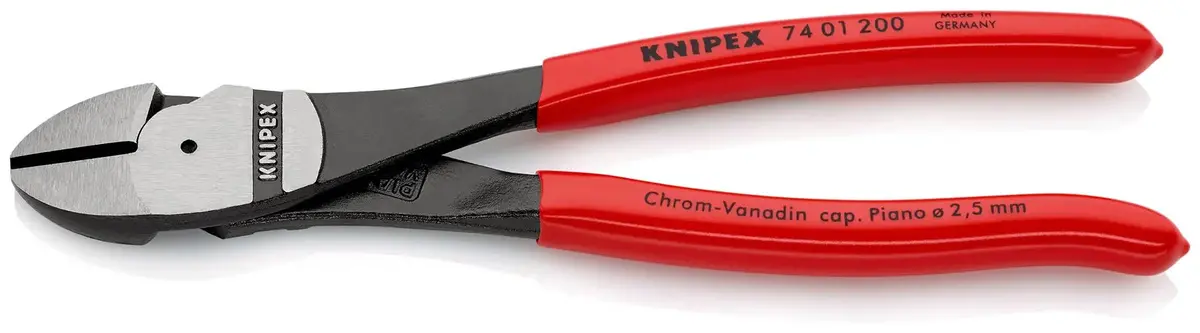 Knipex High Leverage Diagonal Side Cutting Pliers 200Mm 74 01 200 1